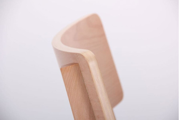 Стілець AMF Канталь Бук Білий Маренго-5