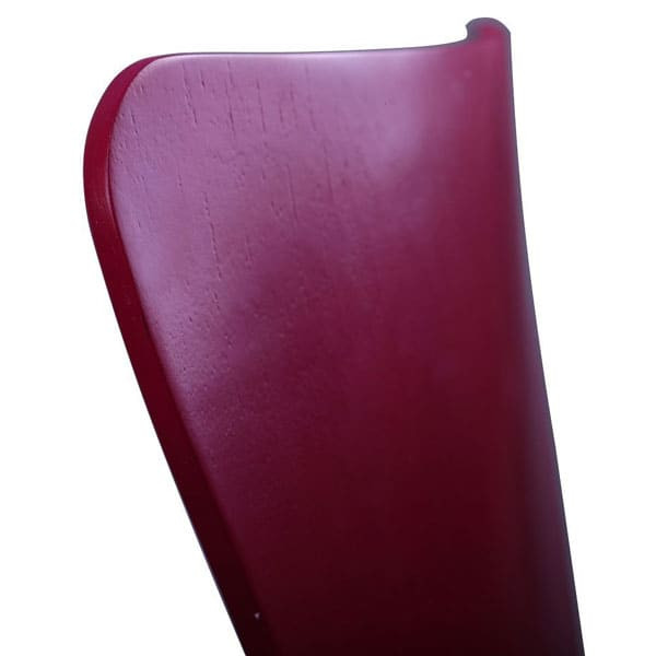 Стілець AMF Левіс Чорний Бордо-3