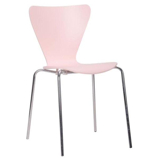 Стул AMF Левис Хром Нежный Персик-0