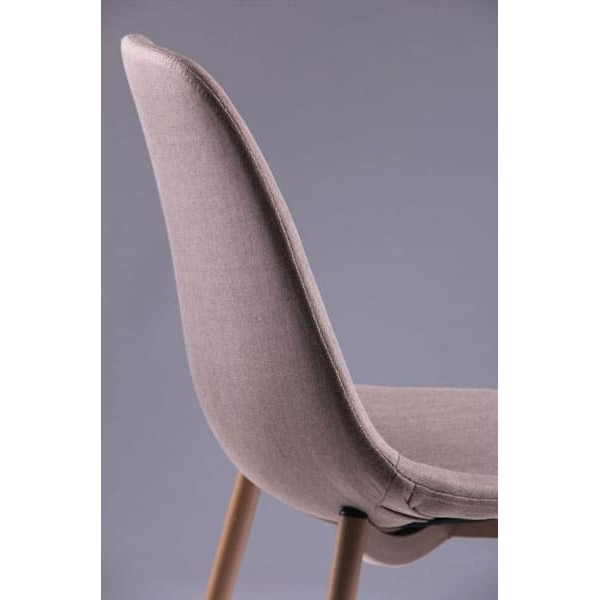 Стілець AMF Лучія База Метал Бук-Бежевий-6