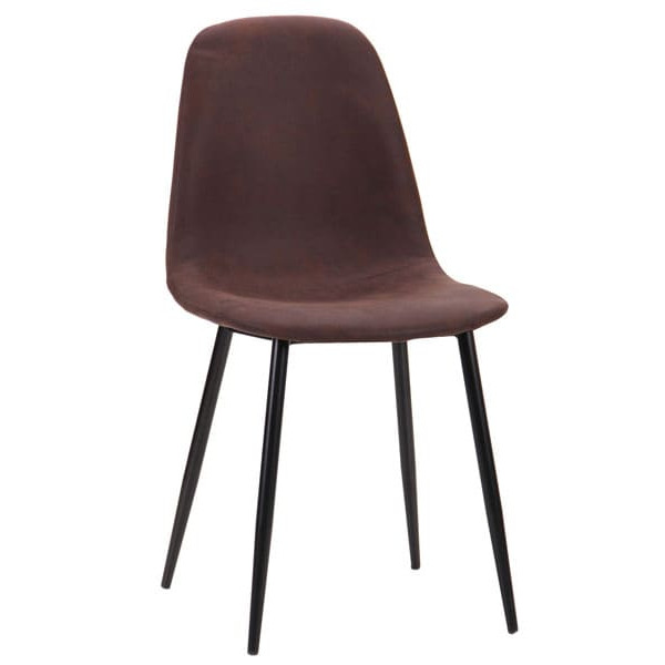 Стілець AMF Лучія Чорний Cowboy Еспресо-1