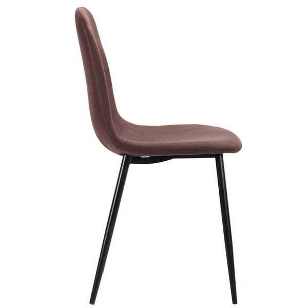 Стілець AMF Лучія Чорний Cowboy Еспресо-2