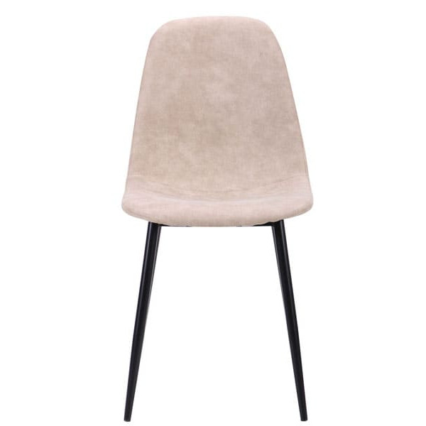 Стілець AMF Лучія Чорний Cowboy Латте-2