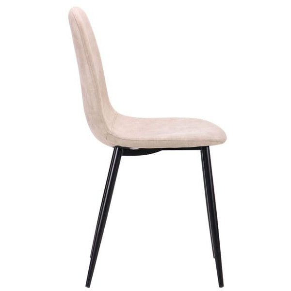 Стілець AMF Лучія Чорний Cowboy Латте-3