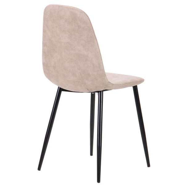 Стілець AMF Лучія Чорний Cowboy Латте-4