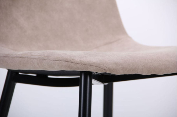 Стілець AMF Лучія Чорний Cowboy Латте-13