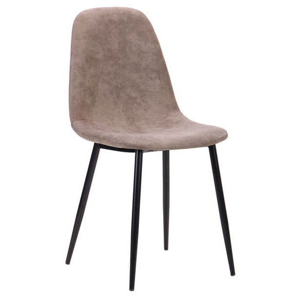 Стул AMF Лучия Черный Cowboy Мокко-0