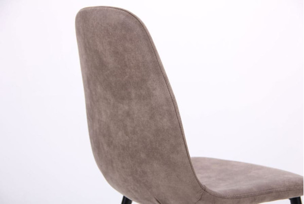 Стул AMF Лучия Черный Cowboy Мокко-5