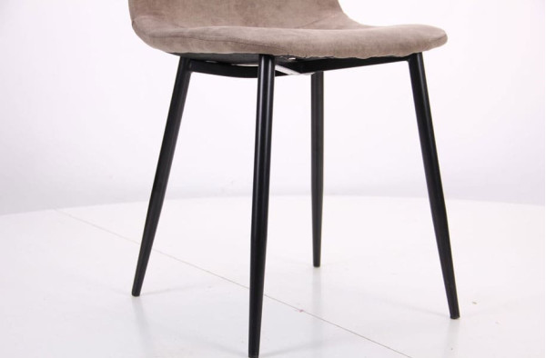 Стул AMF Лучия Черный Cowboy Мокко-6