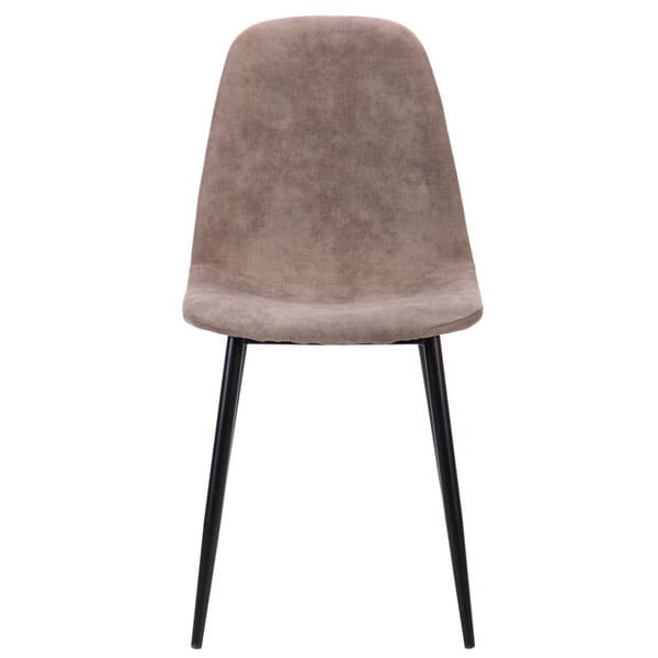 Стул AMF Лучия Черный Cowboy Мокко-2