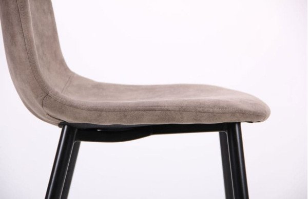 Стул AMF Лучия Черный Cowboy Мокко-11