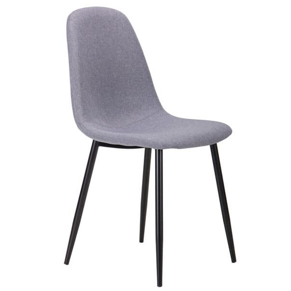 Стілець AMF Лучія Чорний Сірий Джинс Стілець AMF Лучія Чорний Сірий Джинс-1