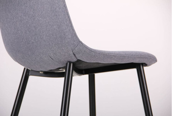Стілець AMF Лучія Чорний Сірий Джинс Стілець AMF Лучія Чорний Сірий Джинс-6