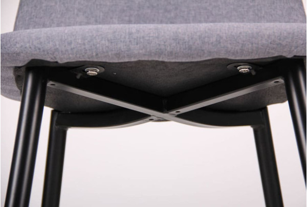 Стілець AMF Лучія Чорний Сірий Джинс Стілець AMF Лучія Чорний Сірий Джинс-10