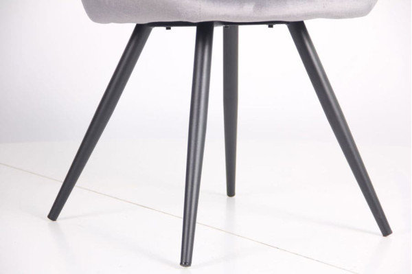 Стул AMF Mary Black Silver-6
