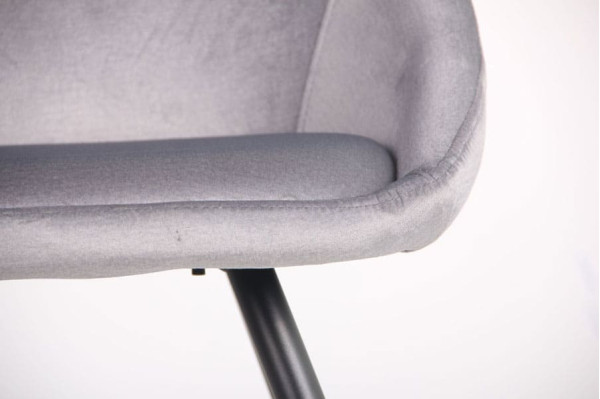 Стул AMF Mary Black Silver-10