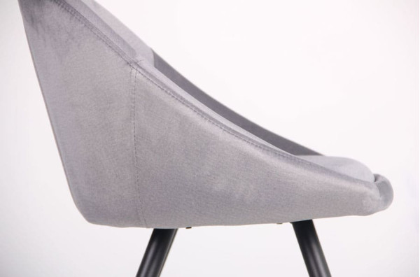 Стул AMF Mary Black Silver-11