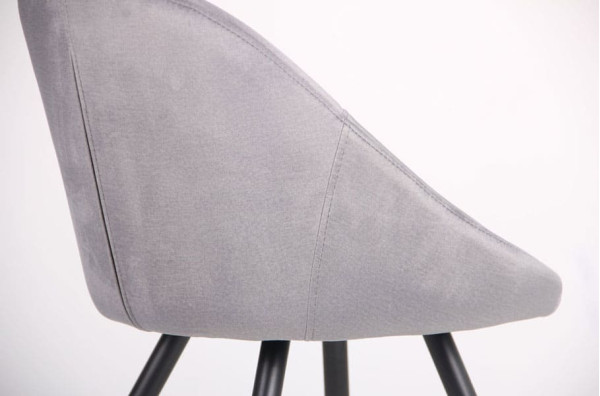 Стул AMF Mary Black Silver-12