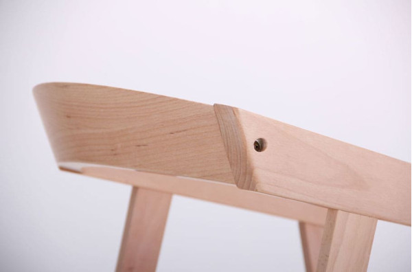 Стілець AMF Маскарпоне Бук Білий Мандарин-5