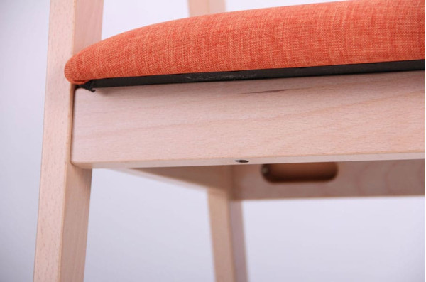 Стілець AMF Маскарпоне Бук Білий Мандарин-6