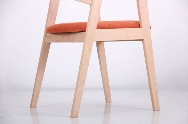 Стілець AMF Маскарпоне Бук Білий Мандарин-8