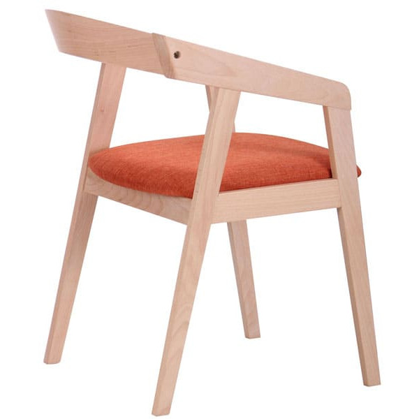 Стілець AMF Маскарпоне Бук Білий Мандарин-4