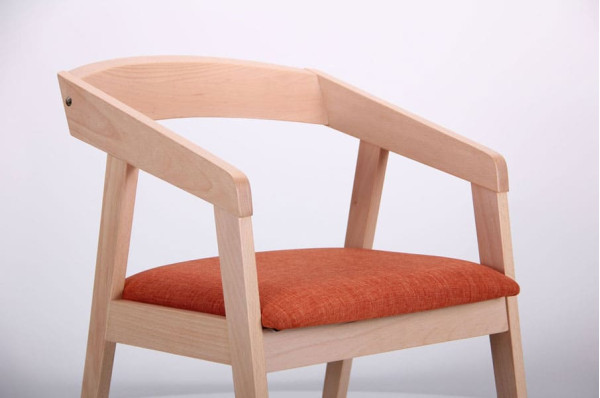 Стілець AMF Маскарпоне Бук Білий Мандарин-9