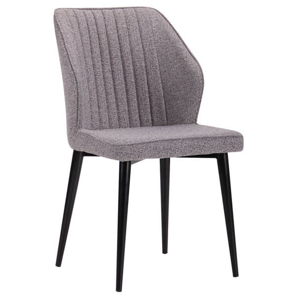 Стул AMF Michigan Черный-Меланж Серый-0