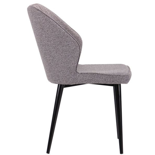 Стул AMF Michigan Черный-Меланж Серый-1