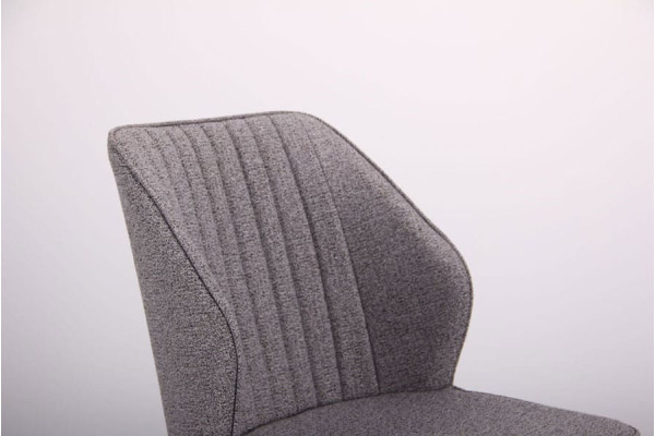 Стул AMF Michigan Черный-Меланж Серый-7