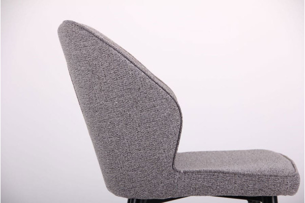 Стул AMF Michigan Черный-Меланж Серый-11