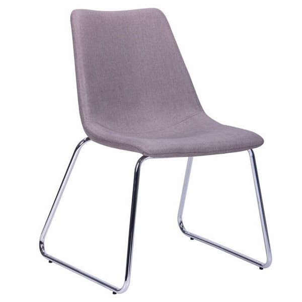 Стілець AMF Наварра База Хром Капучіно-0