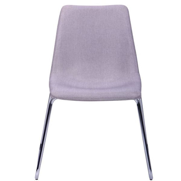 Стілець AMF Наварра База Хром Світло-сірий-3