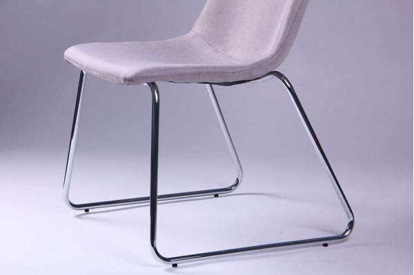 Стілець AMF Наварра База Хром Світло-сірий-5