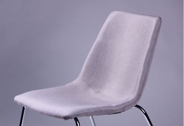 Стілець AMF Наварра База Хром Світло-сірий-6