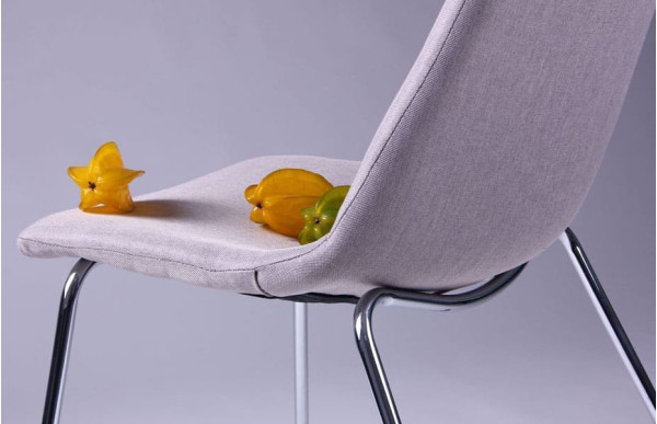 Стілець AMF Наварра База Хром Світло-сірий-8