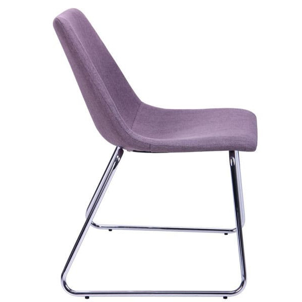 Стул AMF Наварра База Хром Темный капучино-2