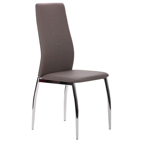 Стілець AMF Ніколас Хром Темний Кварц-0