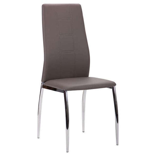 Стілець AMF Ніколас Хром Темний Кварц-1