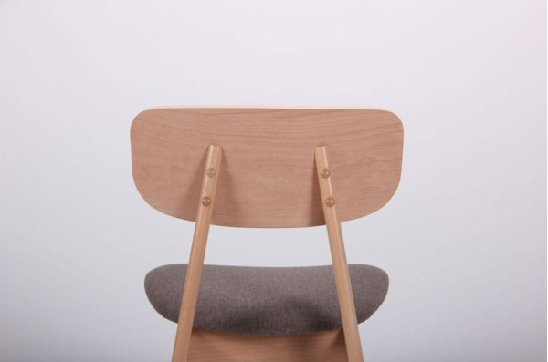 Стілець AMF Рікотта Бук Білий Капучіно-7