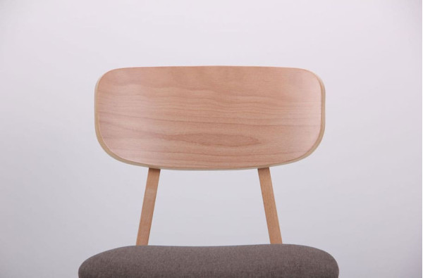 Стілець AMF Рікотта Бук Білий Капучіно-9