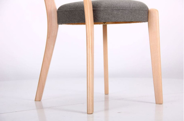 Стілець AMF Пекоріно Бук Білий-Графіт-4