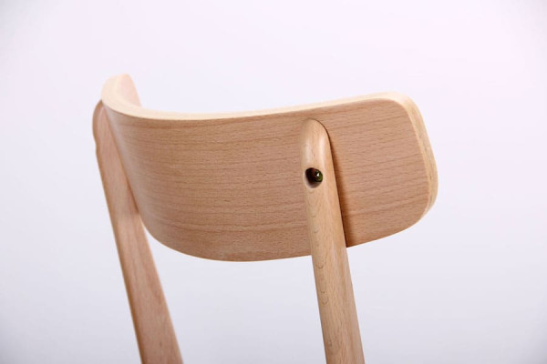 Стілець AMF Пекоріно Бук Білий-Графіт-5