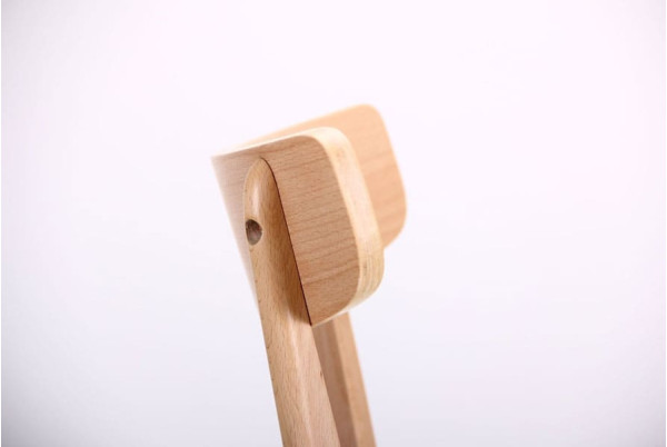 Стілець AMF Пекоріно Бук Білий-Графіт-6