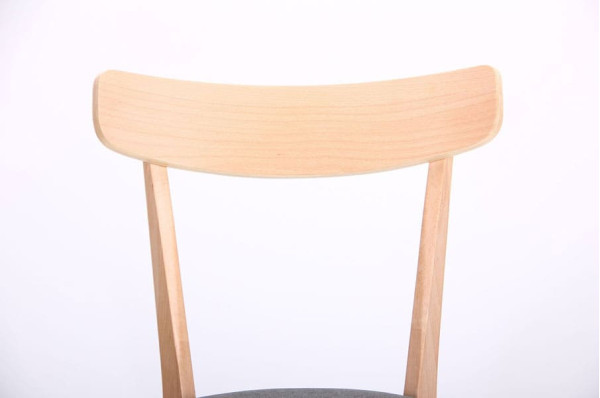 Стілець AMF Пекоріно Бук Білий-Графіт-8