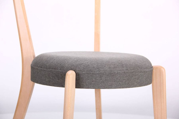 Стілець AMF Пекоріно Бук Білий-Графіт-10