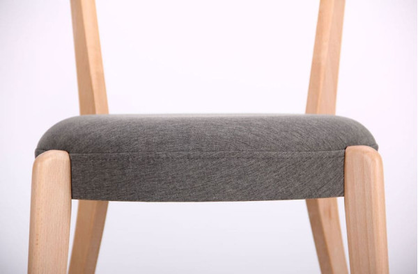 Стілець AMF Пекоріно Бук Білий-Графіт-11