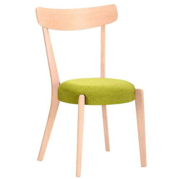 Стул AMF Пекорино Бук Беленый-Лайм-0