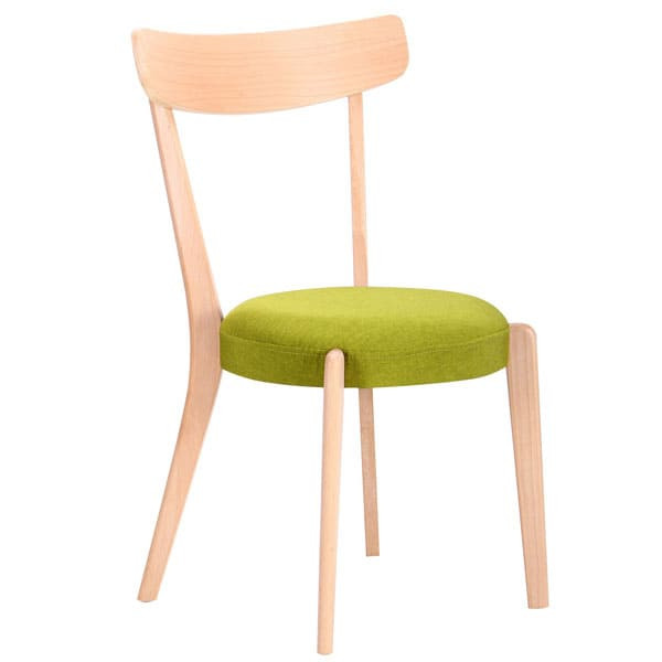 Стул AMF Пекорино Бук Беленый-Лайм-1