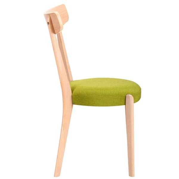 Стул AMF Пекорино Бук Беленый-Лайм-2